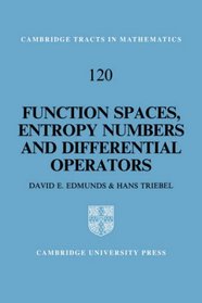 Function Spaces, Entropy Numbers, Differential Operators (Cambridge Tracts in Mathematics)