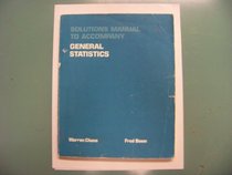 General Statistics: Solutions Manual