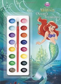 Ocean's Treasures (Disney Princess) (Deluxe Paint Box Book)