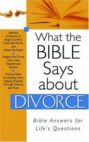 What The Bible Says About Divorce (What the Bible Says About...)