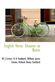 English Verse: Chaucer to Burns