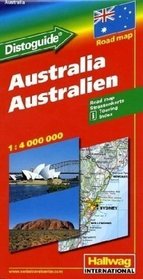 Rand McNally Hallwag Australia: Road Map : Distoguide