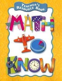 Teacher's Resource Book, Math to Know