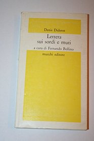 Lettera sui sordi e muti (Estetica) (Italian Edition)