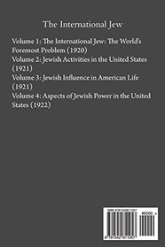 The International Jew: Four Volume Set of Booklets