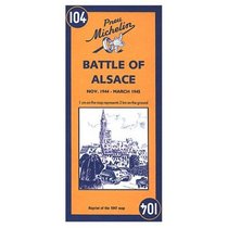 Michelin Map No. 264: Battle of Alsace