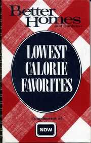 Better Homes and Gardens Lowest Calorie Favorites