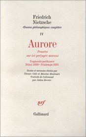 Aurore et Fragments posthumes : Dbut 1880 - Printemps 1881