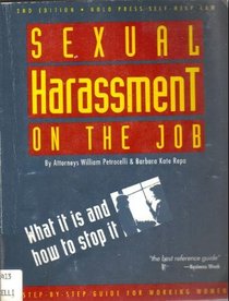Sexual Harassment on the Job; What It is and How to Stop It