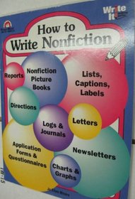 How to Write Nonfiction (Write It Writing Series)