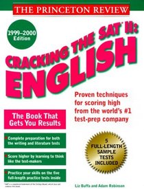 Cracking the SAT II: English, 1999-2000 Edition (Cracking the Sat II: English)