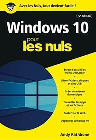 Windows 10 Poche Pour les Nuls, 5e