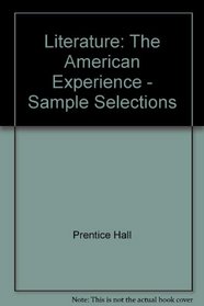 Literature: The American Experience - Sample Selections