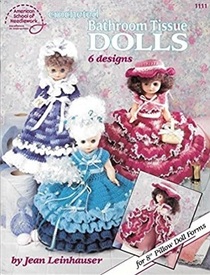 Crocheted Bathroom Tissue Dolls