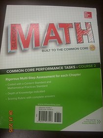 Glencoe Math, Course 2, Common Core Practice Masters/Performance Tasks