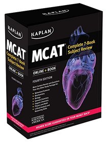 MCAT Complete 7-Book Subject Review: Online + Book (Kaplan Test Prep)
