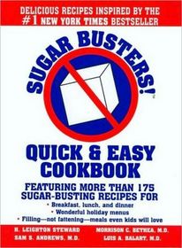 Sugar Busters! Quick and Easy Cookbook (Large Print)