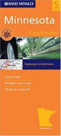 Rand McNally Minnesota Easyfinder Map: highways & interstates (Easy Finder)