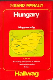 Rand McNally Hallwag International Road Map: Hungary