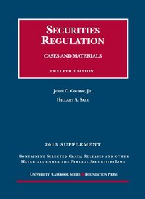 Securities Regulation, 12th, 2013 Case Supplement