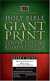 Nelson Giant Print Center-Column Reference Bible: KJV