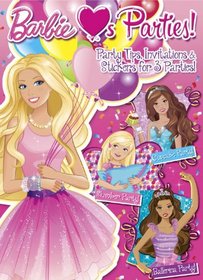 Barbie Loves Parties (Barbie) (Full-Color Activity Book with Stickers)