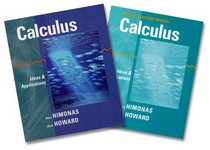 Calculus: Ideas and Applications, Textbook and Student Solutions Manual