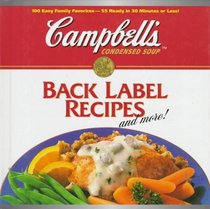 Campbell's Back Label Recipes And More!