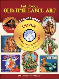 Full-Color Old-Time Label Art CD-ROM and Book