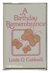 A birthday remembrance