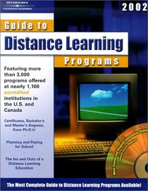 Distance Learning Programs 2002 (Peterson's Guide to Distance Learning Programs, 2002)