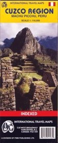 Cuzco Region of Peru - Machu Picchu Map by ITMB