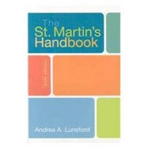 St. Martin's Handbook 6e paper & Comment for The St. Martin's Handbook & From Critical Thinking to Argument 2e & i-claim