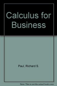 Calculus for Business