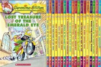 Geronimo Stilton Set, Books 1-32 (Lost Treasure of the Emerald Isle; The Curse of the Cheese Pyramid; Cat and Mouse in a Haunted House; I'm Too Fond of My Fur!; Four Mice Deep in the Jungle; Paws Off, Chedderface!; Red Pizzas for a Blue Count; Attack of t