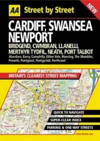 Aa Street by Street Cardiff Swansea Newport Maxi