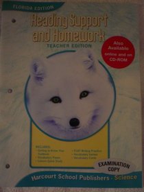 Reading Support and Homework TE Grade 1 (Harcourt Science)