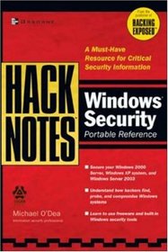HackNotes(tm) Windows Security Portable Reference