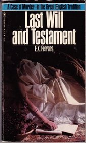Last Will and Testament (Virginia Freer, Bk 1)