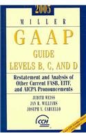 Miller GAAP Practice Manual 2005: Levels B, C And D (Miller Gaap Practice Manual)
