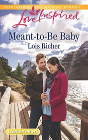 Meant-to-Be Baby (Rocky Mountain Haven, Bk 1) (Love Inspired, No 1156) (Larger Print)