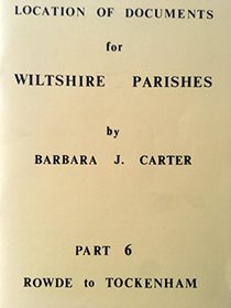 Location of Documents for Wiltshire Parishes
