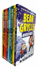 bear grylls adventure collection 6 books set (the blizzard challenge, the desert challenge, the jungle challenge, the sea challenge, the river challenge, the earthquake challenge)