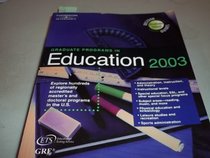 Graduate Programs in Education 2003