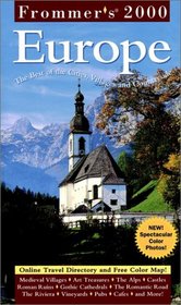 Frommer's 2000 Europe (Frommers Europe, 2000)