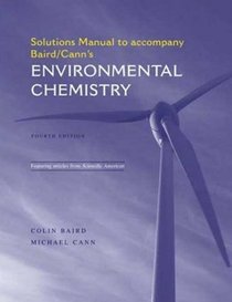 Environmental Chemistry Solutions Manual