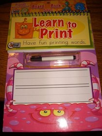 Beaver Book Board Book Series Learn to Print