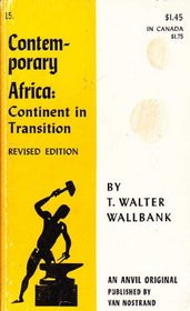 Contemporary Africa: Continent in Transition (Anvil Books)