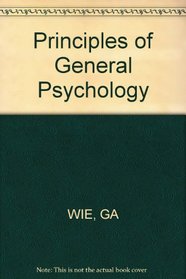 Kimble Principles of General Psychology 5ed