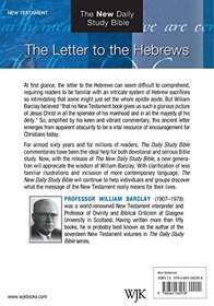 The Letter to the Hebrews - Enlarged Print Edition (The New Daily Study Bible)